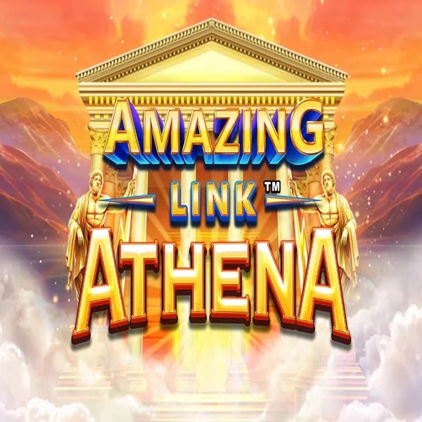 Amazing Link Athena slot logo by SpinPlay Games at Baxterbet Casino