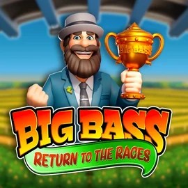 Big Bass Return to the Races game by Pragmatic Play – logo hosted on Baxterbet Casino
