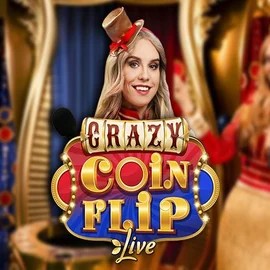 Crazy Coin Flip by Evolution, showcased at baxter-bets.com – game logo