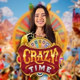 Play the Crazy Time slot by Evolution on Baxterbet Casino