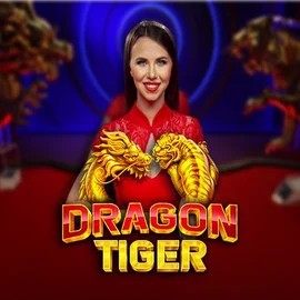 Dragon Tiger (Live) slot logo by Pragmatic Play at Baxterbet Casino