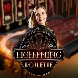 Lightning Roulette logo by Evolution Baxterbet Casino