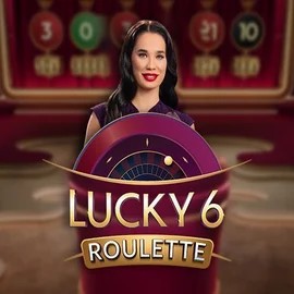 Lucky 6 Roulette online game logo by Pragmatic Play on baxter-bets.com