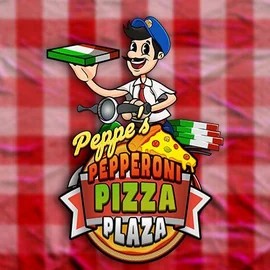Official Slots logo: Peppe’s Pepperoni Pizza Plaza by Pragmatic Play at Baxterbet Casino