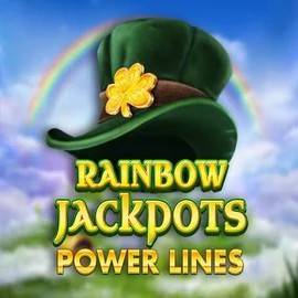 Rainbow Jackpots Power Lines slot icon by Red Tiger Gaming, available at Baxterbet Casino