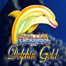 Jackpots logo of Dolphin Gold with Stellar Jackpots from Lightning Box Game at Baxterbet Casino