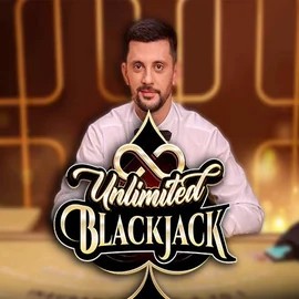 Unlimited Blackjack logo – Live Casino by Ezugi at Baxterbet Casino