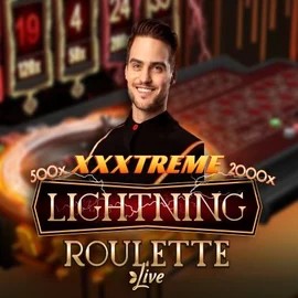 XXXtreme Lightning Roulette logo – Live Casino by Evolution at Baxterbet Casino